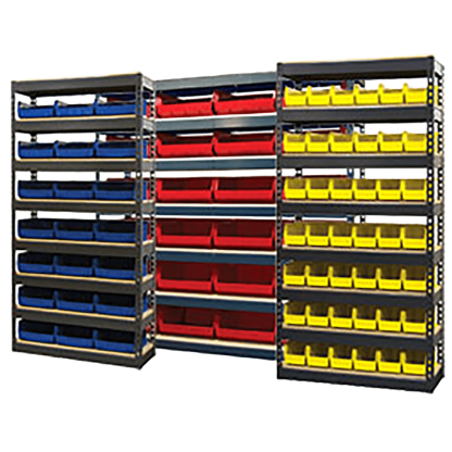 Series 200b Stationary Bin Storage, Jumbo Bin Shelving Unit